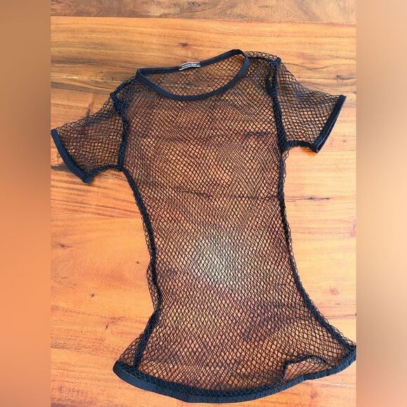 🔥 Victoria’s Secret Fishnet Swimsuit Cover-Up 🔥🌴 sz Small - Picture 1 of 6